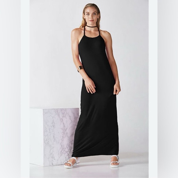 Excuse me, I have to go be Awesome ~Elegant Black Maxi Dress Small - Picture 1 of 7